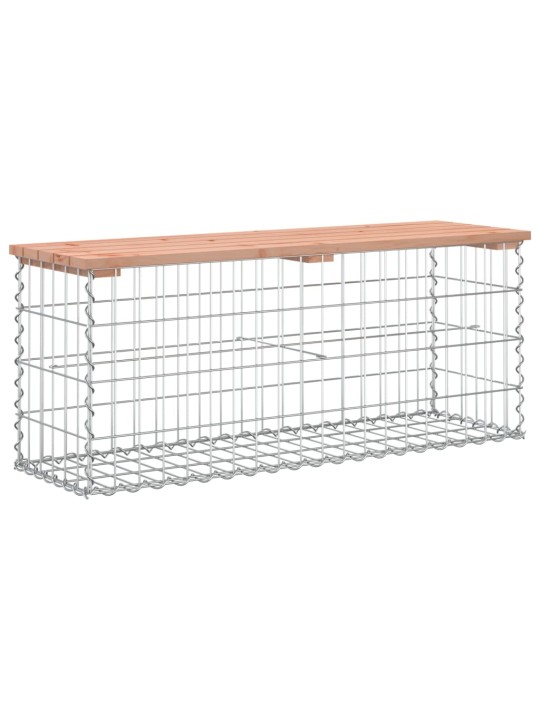 Zahradní lavice gabionový design 103 x 31,5 x 42 cm douglaska