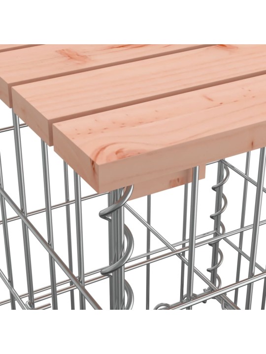 Zahradní lavice gabionový design 103 x 31,5 x 42 cm douglaska