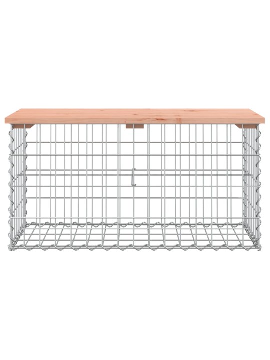 Zahradní lavice gabionový design 83x44x42 cm masivní douglaska
