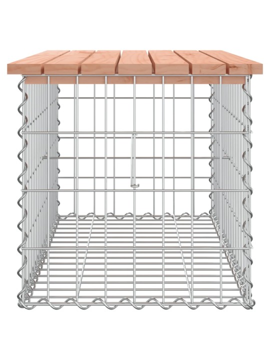 Zahradní lavice gabionový design 83x44x42 cm masivní douglaska