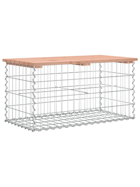 Zahradní lavice gabionový design 83x44x42 cm masivní douglaska