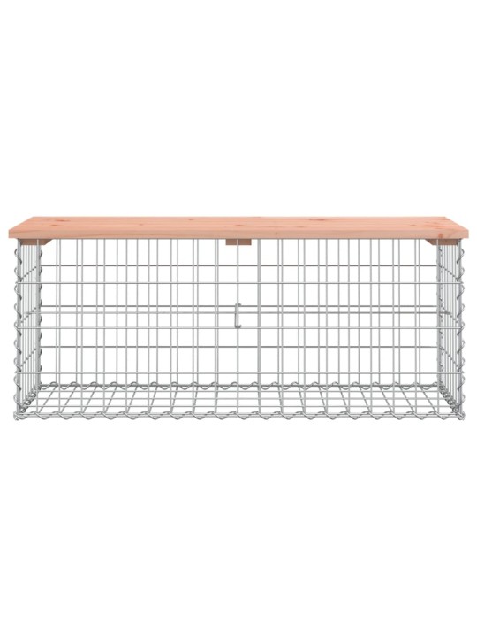 Zahradní lavice gabionový design 103x44x42 cm masivní douglaska