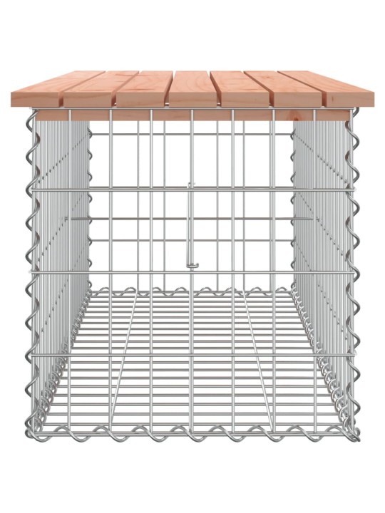 Zahradní lavice gabionový design 103x44x42 cm masivní douglaska