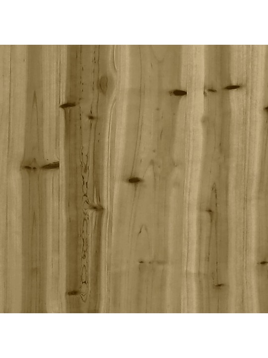 Zahradní lavice gabionový design 103 x 44 x 42 cm borové dřevo