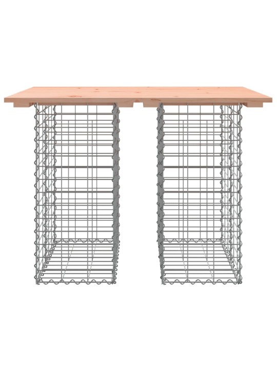 Zahradní lavice gabionový design 100x70x72 cm masivní douglaska