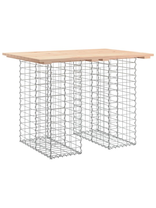 Zahradní lavice gabionový design 100x70x72 cm masivní borovice