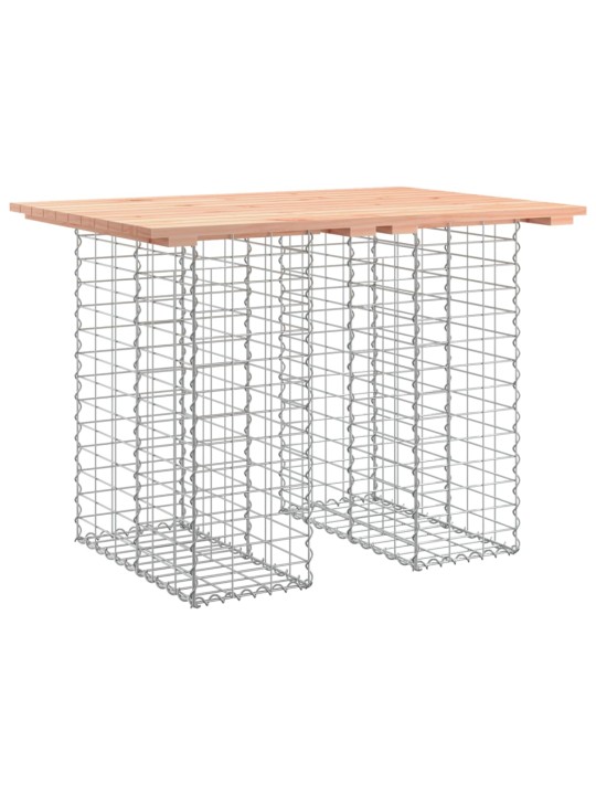 Zahradní lavice gabionový design 100x70x72 cm masivní douglaska
