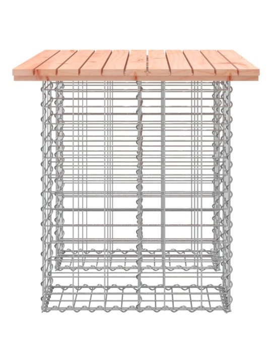 Zahradní lavice gabionový design 100x70x72 cm masivní douglaska