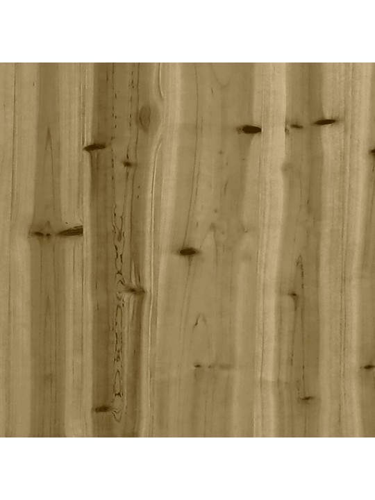 Zahradní lavice gabionový design 100x70x72 cm masivní borovice