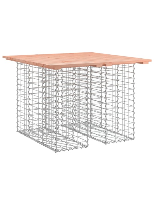 Zahradní lavice gabionový design 100x102x72cm masivní douglaska