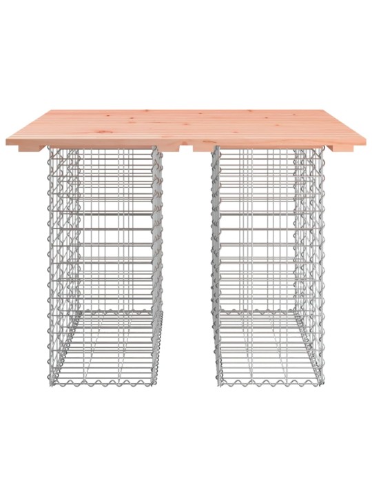 Zahradní lavice gabionový design 100x102x72cm masivní douglaska