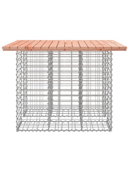 Zahradní lavice gabionový design 100x102x72cm masivní douglaska