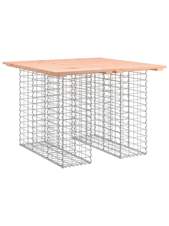 Zahradní lavice gabionový design 100x102x72cm masivní douglaska