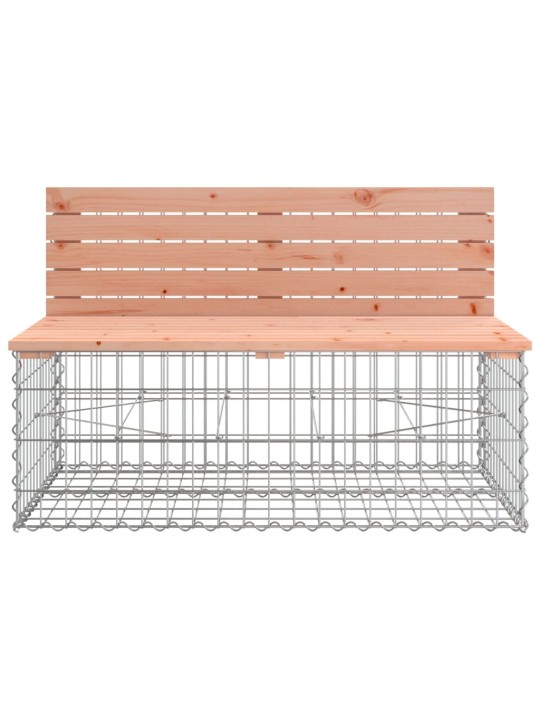 Zahradní lavice gabionový design 103x70x65 cm masivní douglaska