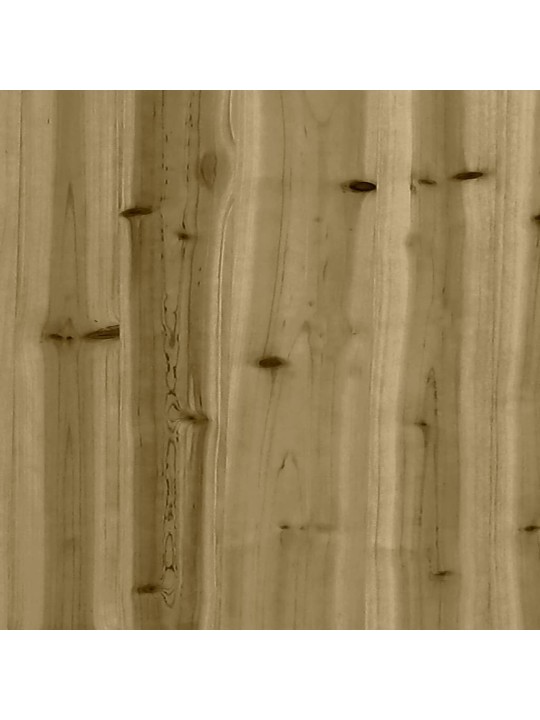 Zahradní lavice gabionový design 143x71x65,5 cm borové dřevo