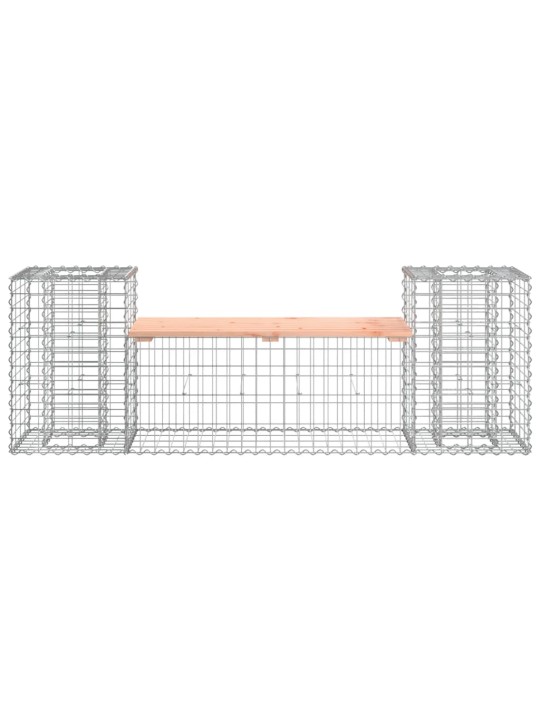 Zahradní lavice gabionový design 183x41x60,5 cm dřevo douglasky