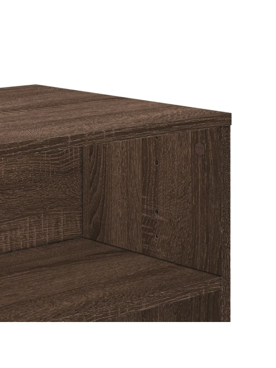 TV skříňka hnědý dub 120 x 40 x 40 cm kompozitní dřevo