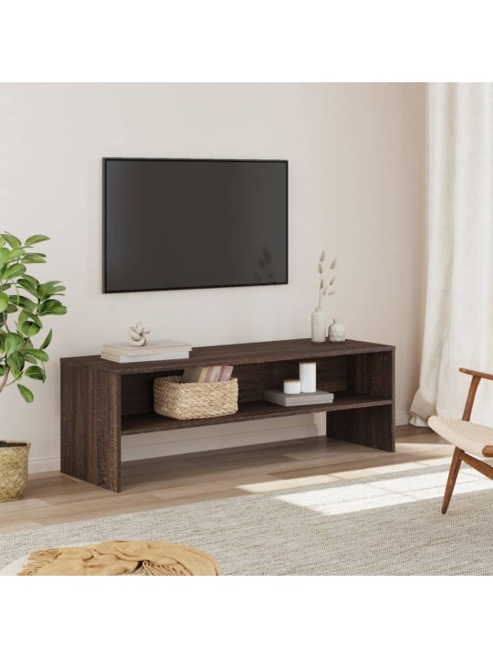 TV skříňka hnědý dub 120 x 40 x 40 cm kompozitní dřevo