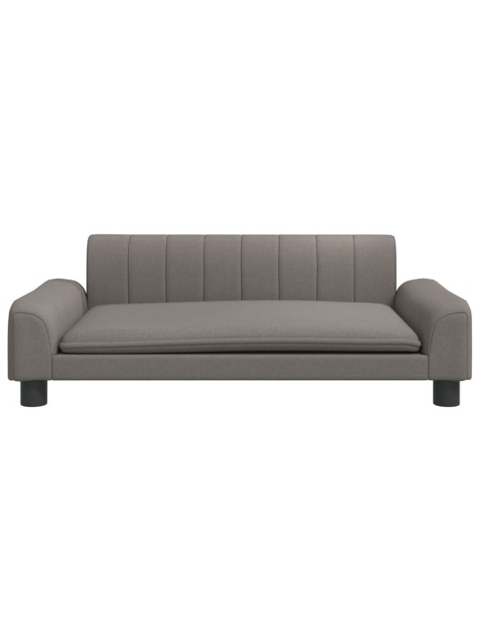 Dětská pohovka taupe 90 x 53 x 30 cm textil