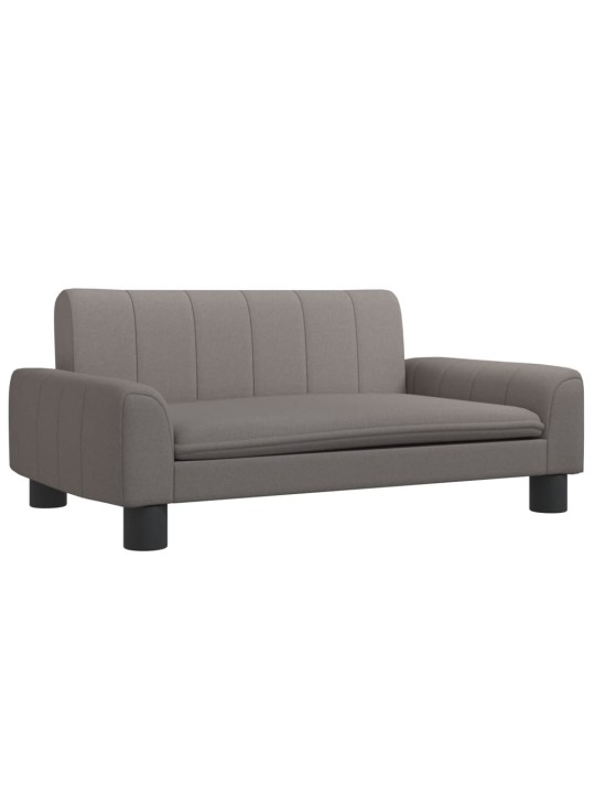Dětská pohovka taupe 70 x 45 x 30 cm textil