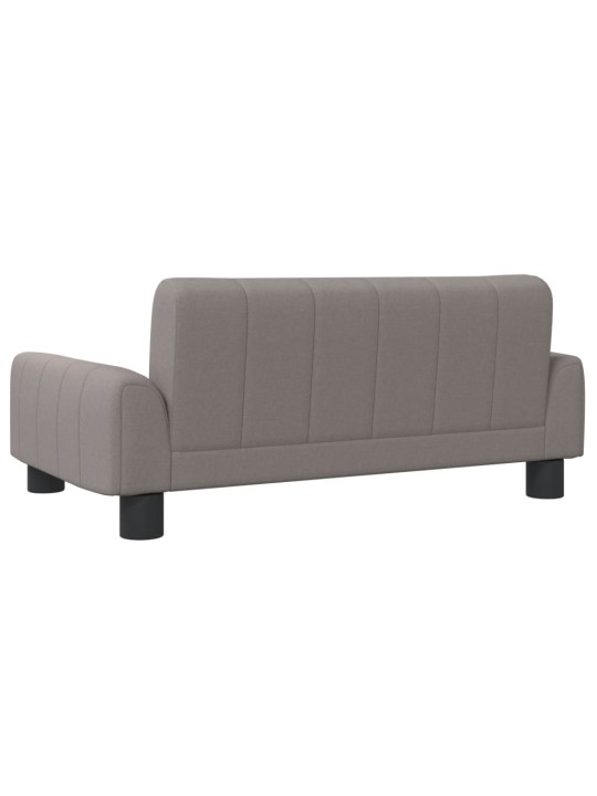 Dětská pohovka taupe 70 x 45 x 30 cm textil
