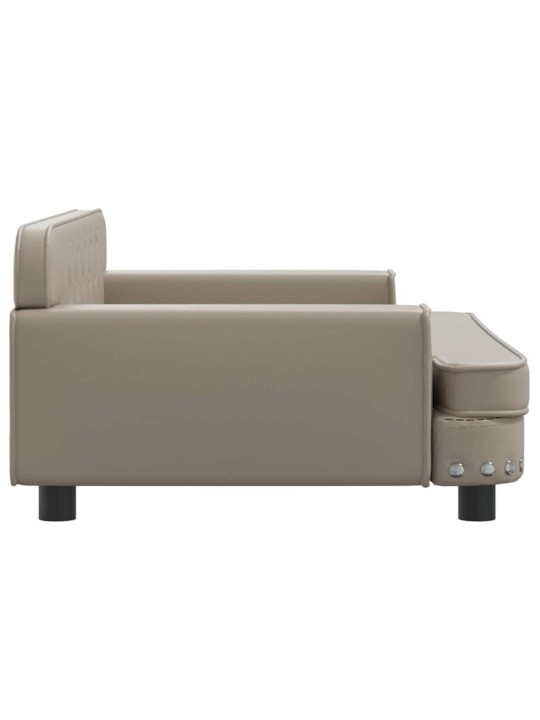 Dětská pohovka cappuccino 90 x 53 x 30 cm umělá kůže