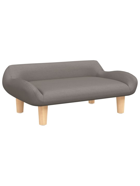 Dětská pohovka taupe 70 x 40 x 24 cm textil