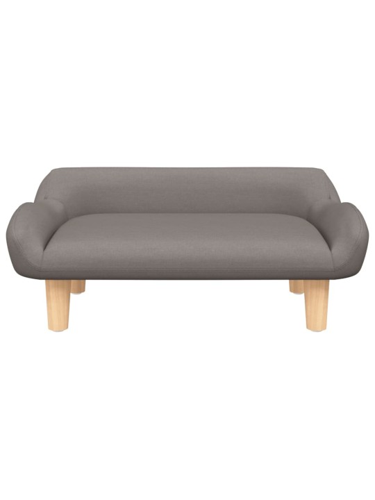 Dětská pohovka taupe 70 x 40 x 24 cm textil