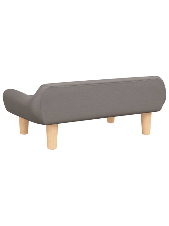 Dětská pohovka taupe 70 x 40 x 24 cm textil