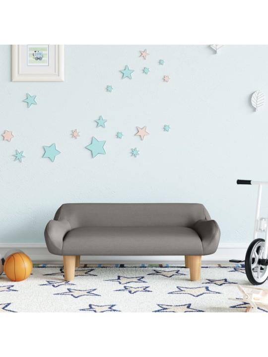 Dětská pohovka taupe 70 x 40 x 24 cm textil