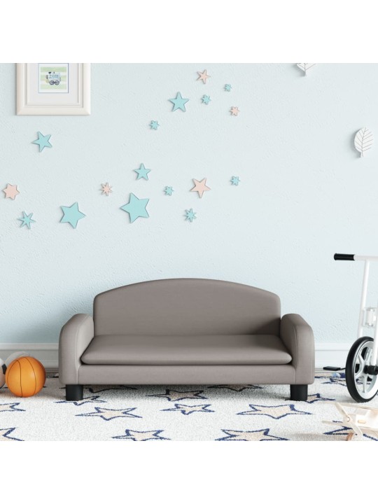 Dětská pohovka taupe 70 x 45 x 30 cm textil