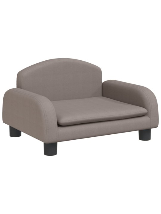 Dětská pohovka taupe 50 x 40 x 30 cm textil