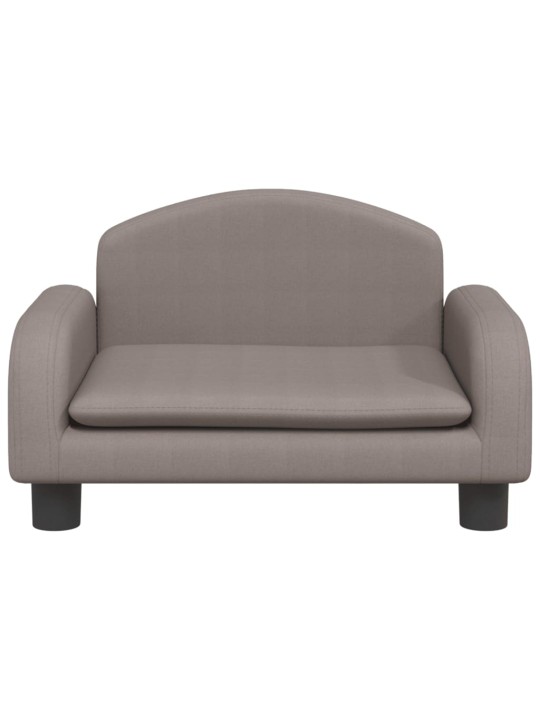 Dětská pohovka taupe 50 x 40 x 30 cm textil