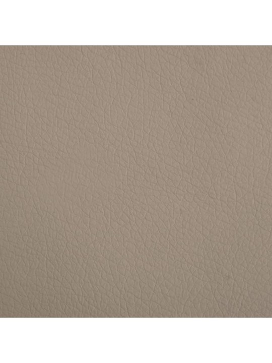 Dětská pohovka s podnožkou cappuccino 100x50x30 cm umělá kůže