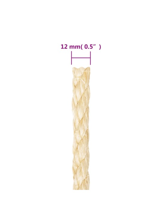 Provaz 100% sisal 12 mm 25 m