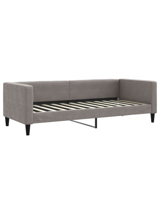 Válenda s přistýlkou taupe 80 x 200 cm textil