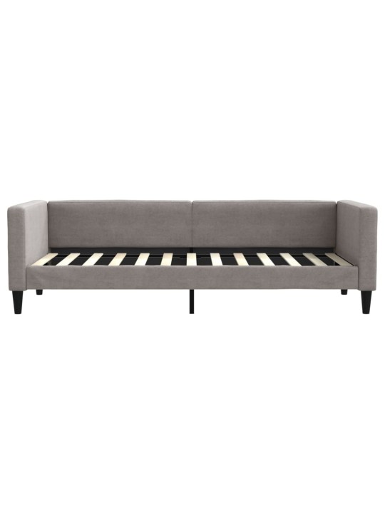Válenda s přistýlkou taupe 80 x 200 cm textil