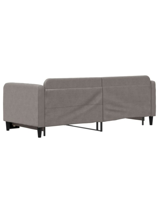 Válenda s přistýlkou taupe 80 x 200 cm textil