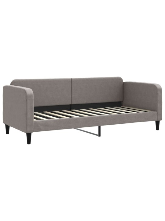 Válenda s přistýlkou taupe 80 x 200 cm textil