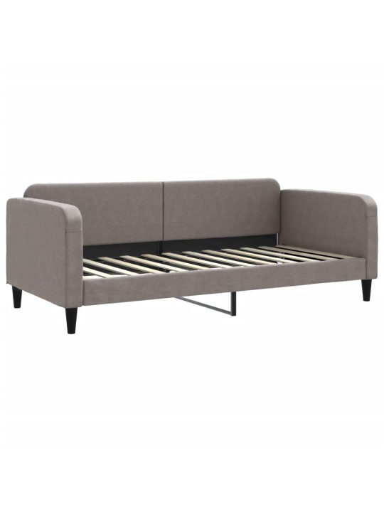 Válenda s přistýlkou taupe 90 x 200 cm textil