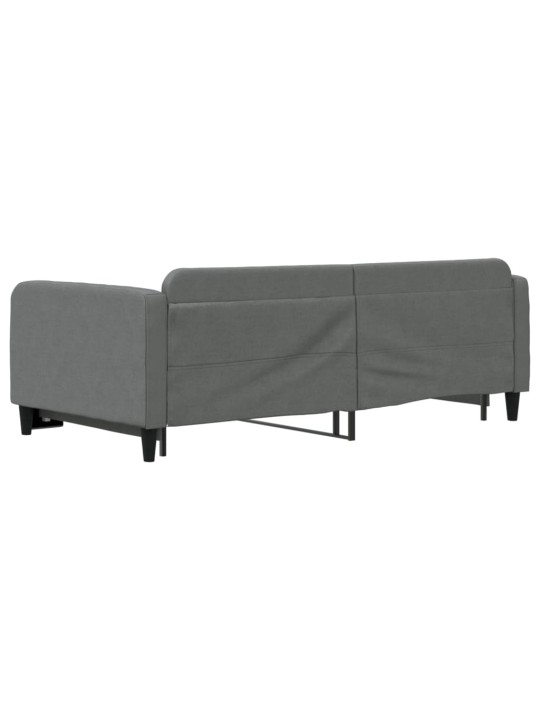 Válenda s přistýlkou tmavě šedá 100 x 200 cm textil