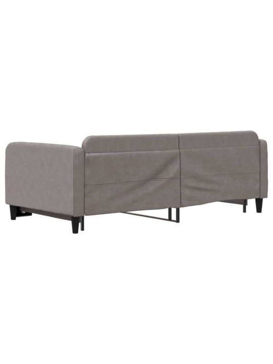 Válenda s přistýlkou taupe 100 x 200 cm textil