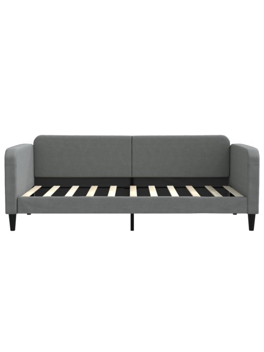 Válenda s přistýlkou tmavě šedá 90 x 190 cm textil