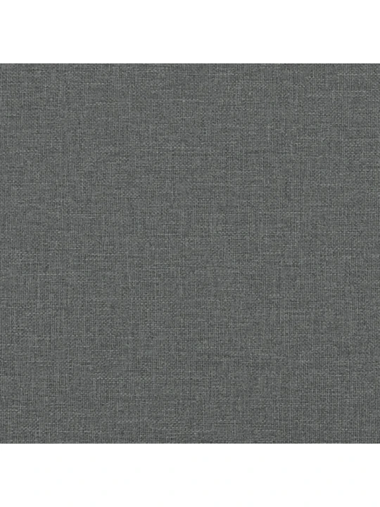 Válenda s přistýlkou a matracemi tmavě šedá 90 x 200 cm textil
