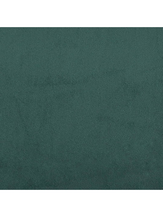 Válenda s přistýlkou tmavě zelená 100 x 200 cm samet
