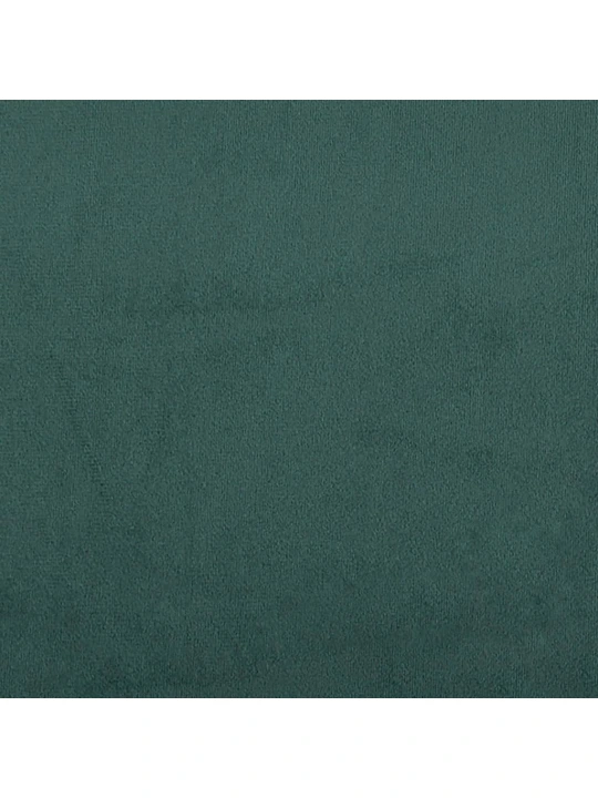 Válenda s matrací tmavě zelená 80 x 200 cm samet