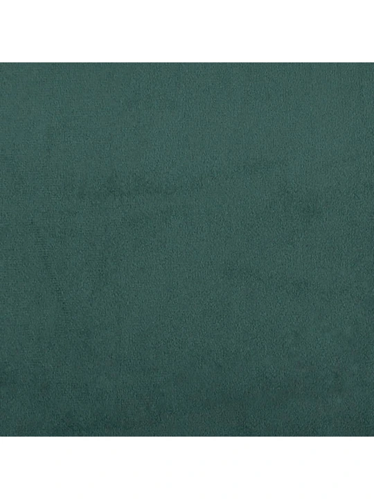 Válenda s matrací tmavě zelená 100 x 200 cm samet