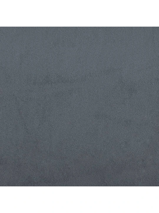 Válenda s přistýlkou tmavě šedá 90 x 190 cm samet