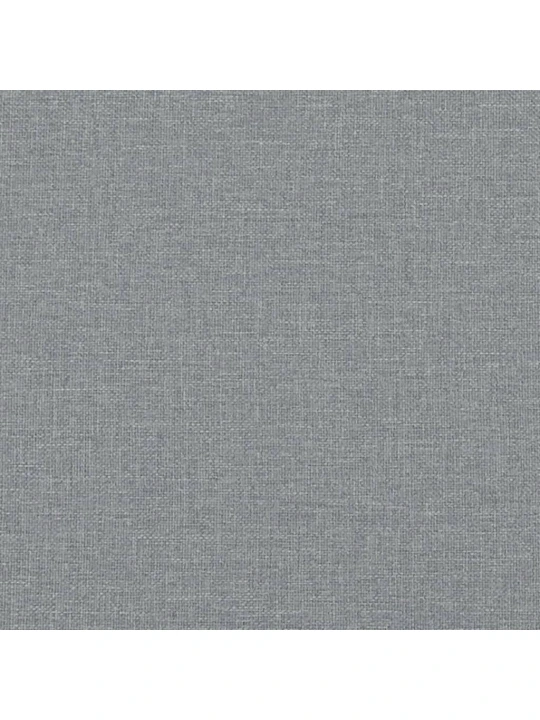 Válenda s matrací světle šedá 80 x 200 cm textil