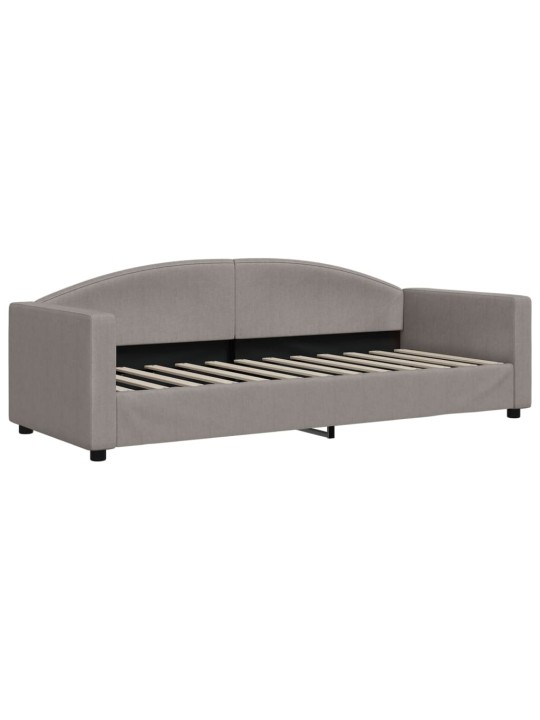 Válenda s přistýlkou taupe 80 x 200 cm textil